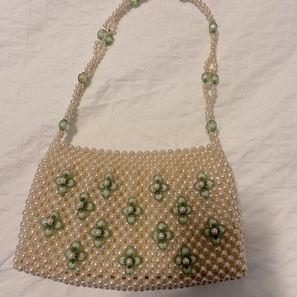 Vintage pearl purse